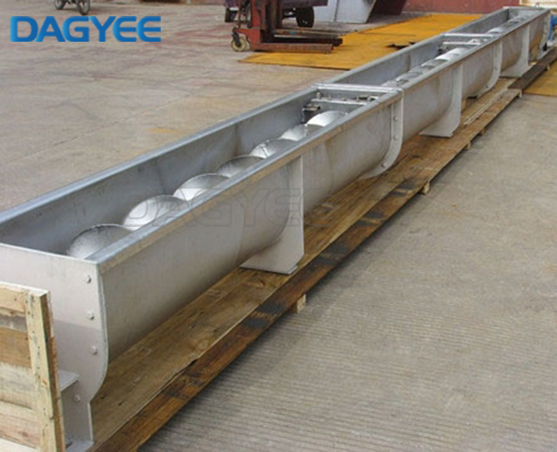 Waste Water Treatment Shaftless Screw Spiral Conveyors 