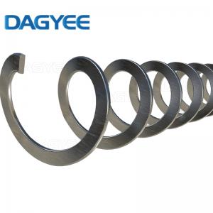 Height Type Continuous Shaftless Screw Flight Screw Conveyor 