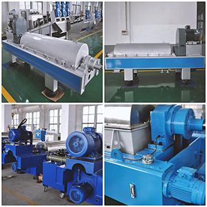 Horizontal centrifugal separator