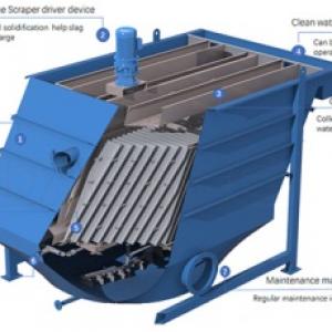 Horizontal UPVC Lamella Separator Settler Inclined Plate Clarifier