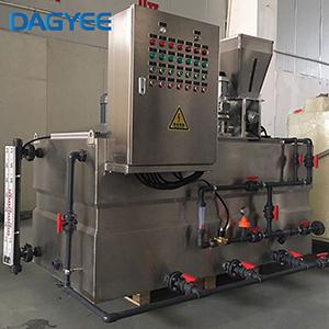 SUS304 SUS316 Polymer Preparation Unit Electrochemical Coagulant Dosing Pam Make Up Systems Flooding