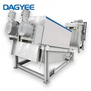 Dehydrator Mechanical Dewatering Wastewater Solid Liquid Separator 