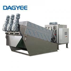 Screw Press Dehydrator Multi Disc Sludge Dewatering WWTP
