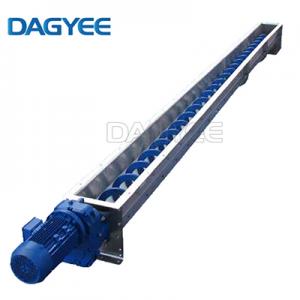 Mixing Compacting Animal Feeds Automatic Stainless Steel Shaftless Screw Conveyor