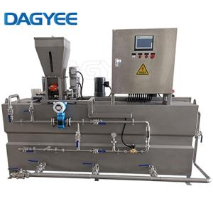 Automatic Dry Powder Polymer Dosing System With Screw Feeder For PAM Flocculant Mixing Polymer Preparation Unit Automatic Dry Powder Polymer Dosing System With Screw Feeder For PAM Flocculant Mixing Polymer Preparation Unit