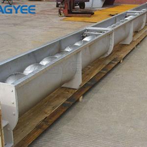 Multiple Live Bottom Feeders Shaftless Screw Conveyor