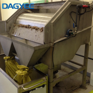 Tambor de alimentación externa Cribado de aguas residuales EDAR industrial Tambor de alimentación externa Cribado de aguas residuales EDAR industrial