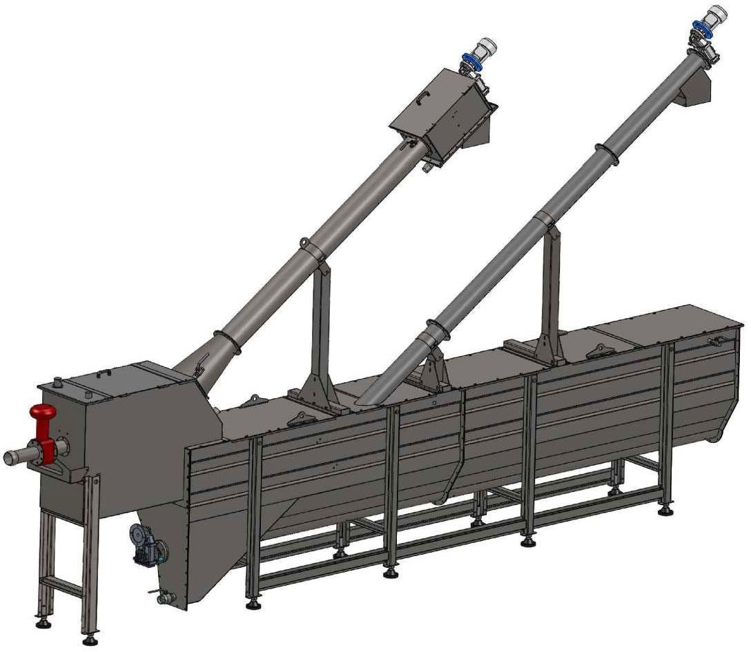 Unidad Combinada de Pretratamiento de Aguas Residuales - Sistema Compacto y Eficiente para Eliminación de Sólidos